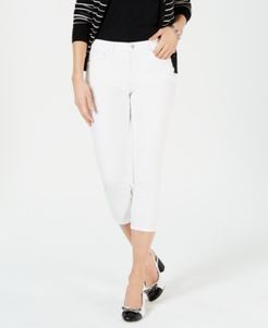Petite Tummy-Control Bristol Capri Jeans, Created for Macy's