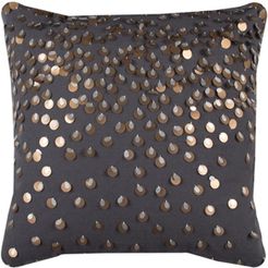 20" x 20" Sequinned Poly Filled Pillow