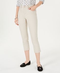 Petite Tummy-Control Bristol Capri Jeans, Created for Macy's