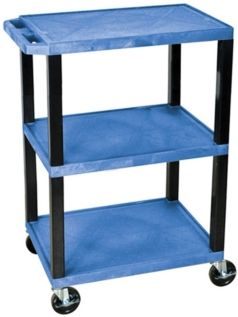Blue 3 Self Specialty Utility Cart