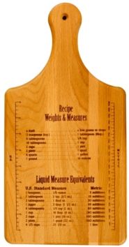 Recipe Weights and Measures Paddle