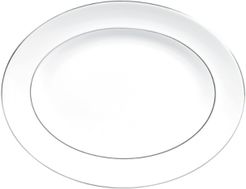 Dinnerware, Blanc sur Blanc Large Oval Platter