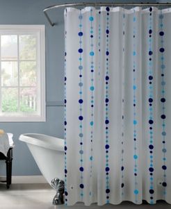 Shower Curtain in Blue Chandelier Design Bedding