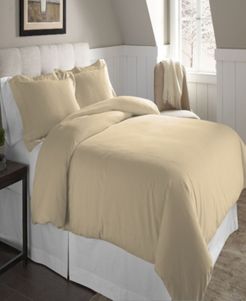 Superior Weight Cotton Flannel Duvet Set - Full/Queen Bedding