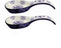 Samana Collection Stoneware Spoon Rests - Set of 2