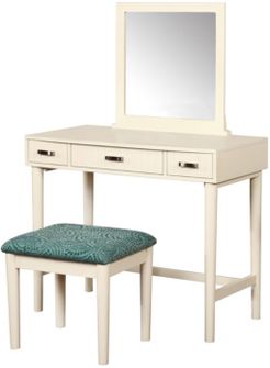 Garbo Vanity Set with Bench and Mirror