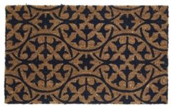 Doormat Blue Tile Size 18" x 30", Extra Thick Handwoven, Durable Bedding