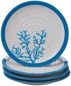 Natural Dinner Plates, Set of 4