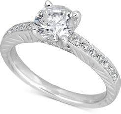 Diamond Engagement Ring (1-1/2 ct. t.w.) in 14k White Gold