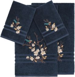Turkish Cotton Springtime 4-Pc. Embellished Towel Set Bedding