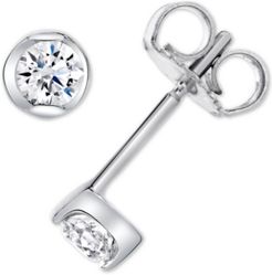 Diamond Stud Earrings (1/4 ct. t.w.) in 14k White Gold