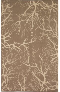 Pashio Pas6 Brown 5' x 8' Area Rug