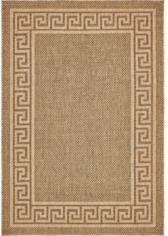 Pashio Pas6 Brown 6' x 9' Area Rug