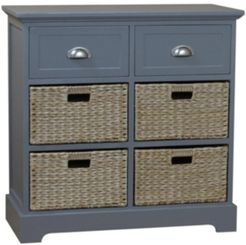 Newport Two Drawer Four Basket Table