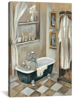 French Bath Iii by Silvia Vassileva Gallery-Wrapped Canvas Print - 26" x 18" x 0.75"