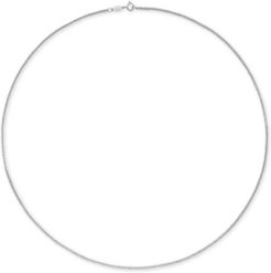 Wheat Link 18" Chain Necklace in 18k White Gold or 18k Rose Gold