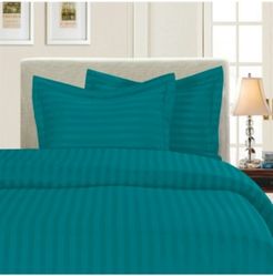 Luxurious Silky - Soft Wrinkle Free 3-Piece Stripe Duvet Cover Set, Full/Queen Bedding