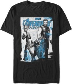 Avengers Infinity War Fighting Three Poster Short Sleeve T-Shirt