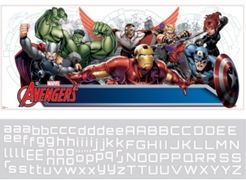 Avengers Assemble Personalization Headboard Peel and Stick Wall Decals