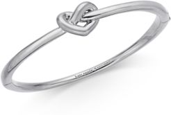 Gold-Tone, Silver-Tone or Rose-Gold Tone Love Me Knot Bangle Bracelet