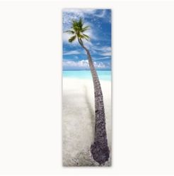 Leaning Palm Canvas Art, 12 x 36
