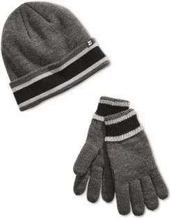 Cuff with Sherpa Lining Beanie and Glove Set