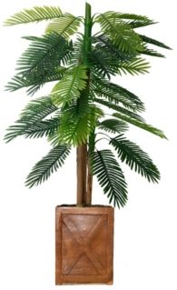 67" Real Touch Palm Tree in Fiberstone Planter
