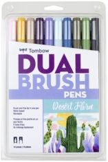 Dual Brush Pen Art Markers, Desert Flora, 10-Pack