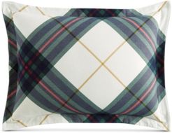 Winter Plaid Flannel Standard Sham, Created for Macy's