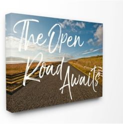 The Open Road Awaits Desert Canvas Wall Art, 16" x 20"