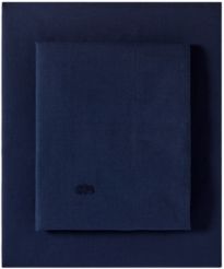 Lacoste Washed Percale Solid Queen Sheet Set Bedding