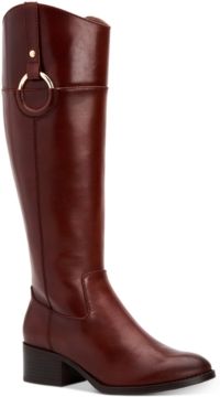 Bexleyy Riding Leather Boots, Created for Macy's Women's Shoes