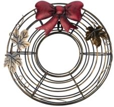 Holiday Wreath Wine Cork Holder