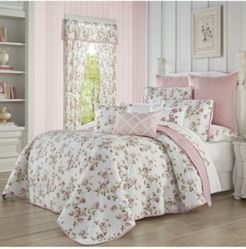 Rosemary Rose King 3 Piece Quilt Set Bedding