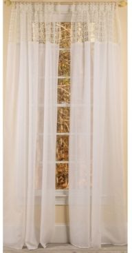 Juliette Crochet Tab Top Sheer Curtain Collection