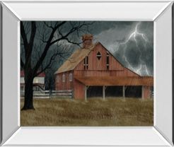 Dark and Stormy Night by Billy Jacobs Mirror Framed Print Wall Art - 22" x 26"