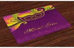 Mardi Gras Place Mats, Set of 4