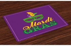 Mardi Gras Place Mats, Set of 4