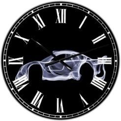 Mercedes-Benz Clk Gtr Oversized Modern Wall Clock - 38" x 38" x 1"