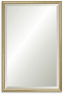 Reveal Delicate Gold Leaf Beveled Wall Mirror - 23.5" x 36.5"