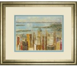 Cityscape by Longo Framed Print Wall Art, 34" x 40"