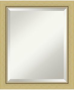 Landon Gold-tone Framed Bathroom Vanity Wall Mirror, 19.38" x 23.38"