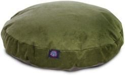 Villa Micro-Velvet Round Dog Bed