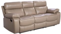 Alexander 87" Leather Recliner Sofa