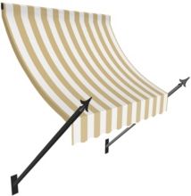 4' New Orleans Spear Awning, 44" H x 24" D