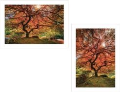 First Colors of Fall I 2-Piece Vignette by Moises Levy, White Frame, 21" x 15"