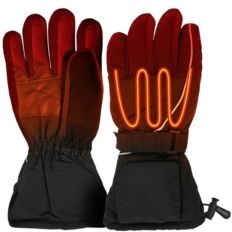 Aa Battery Heated Snow Gloves