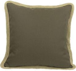 Classic Jute Solid Color Pillow Collection, 20" x 20"