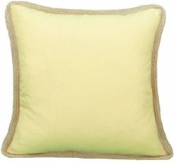 Classic Jute Solid Color Pillow Collection, 20" x 20"