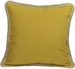 Classic Jute Solid Color Pillow Collection, 20" x 20"